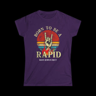 CHICKS BORN TO BE A RAPID T-SHIRT